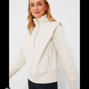 Varley Off-White Zip-Up Jacket NWOT Large